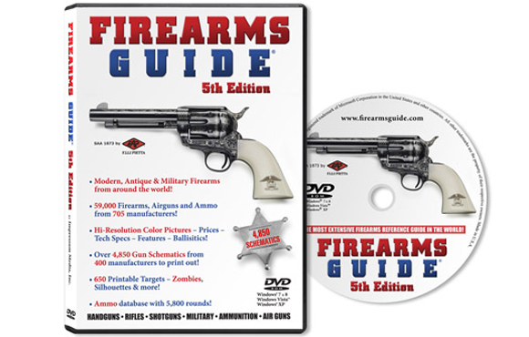 Firearms Guide 5th Edition - now available, price $39.95