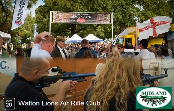 Walton Lions will be at this year's Midland Game Fair... where you can shoot your way to a rifle prize!