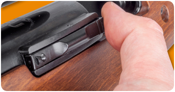 Walther's anti-beartrap system protects your digits while loading
