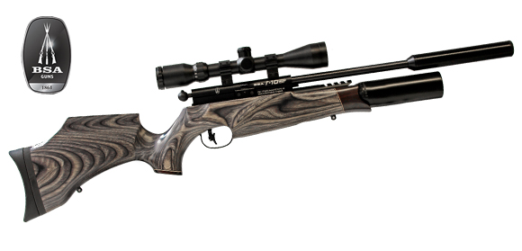 BSA's newest addition to its PCP line-up - the R10 Mk2 Super Carbine Black Pepper