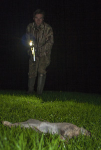 The Field Master's lamp attachment is handy when loading magazines and retrieving shot quarry