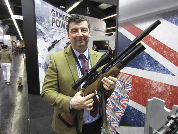 Simon Moore of BSA Guns shows off the R10 Mk2 SE
