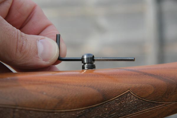 How to fit studs to a rifle
