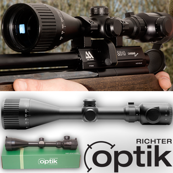 Richter Optik 3-9x40 Hunting Rifle Scope with Free Mounts